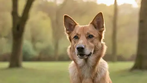 Una cabeza de perros giraba ligeramente a su derecha