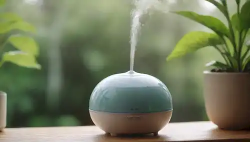 3 humidificadores domésticos con un fondo soleado brillante