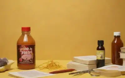 Un fondo amarillo brillante
