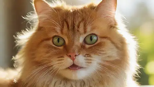 Whiskers curled