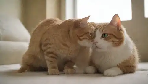Ilustraciones lúdicas de gatos que interactúan con humanos en diversos escenarios lúdicos, mostrando afecto y amistad, como snuggles, nalgas de cabeza y envolturas de cola, destacando personalidades y estados de ánimo únicos