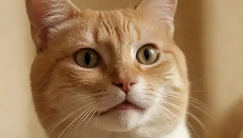 Un plano de una cabeza de gatos
