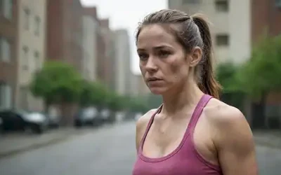 un físico que se transforma gradualmente de tonificado a flabby