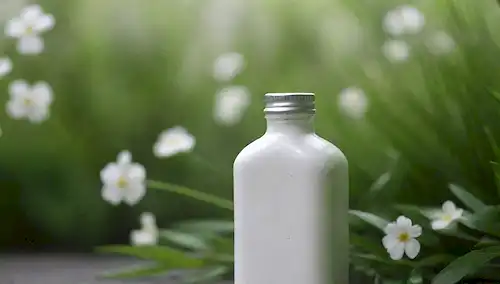 Un fondo de piedra blanca limpio con un brillo sutil